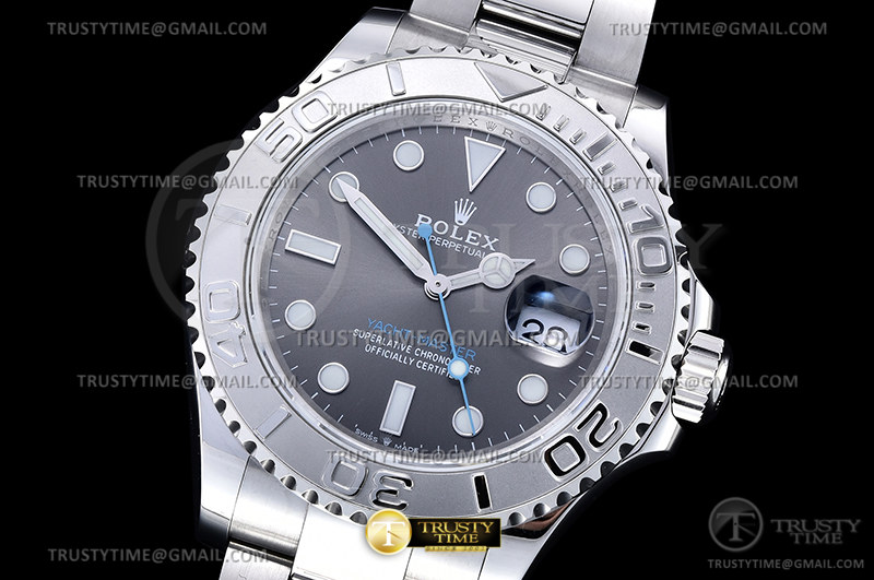 ROLYM192A - YachtMaster 126622 40mm SS/SS D-Grey EWF A3235